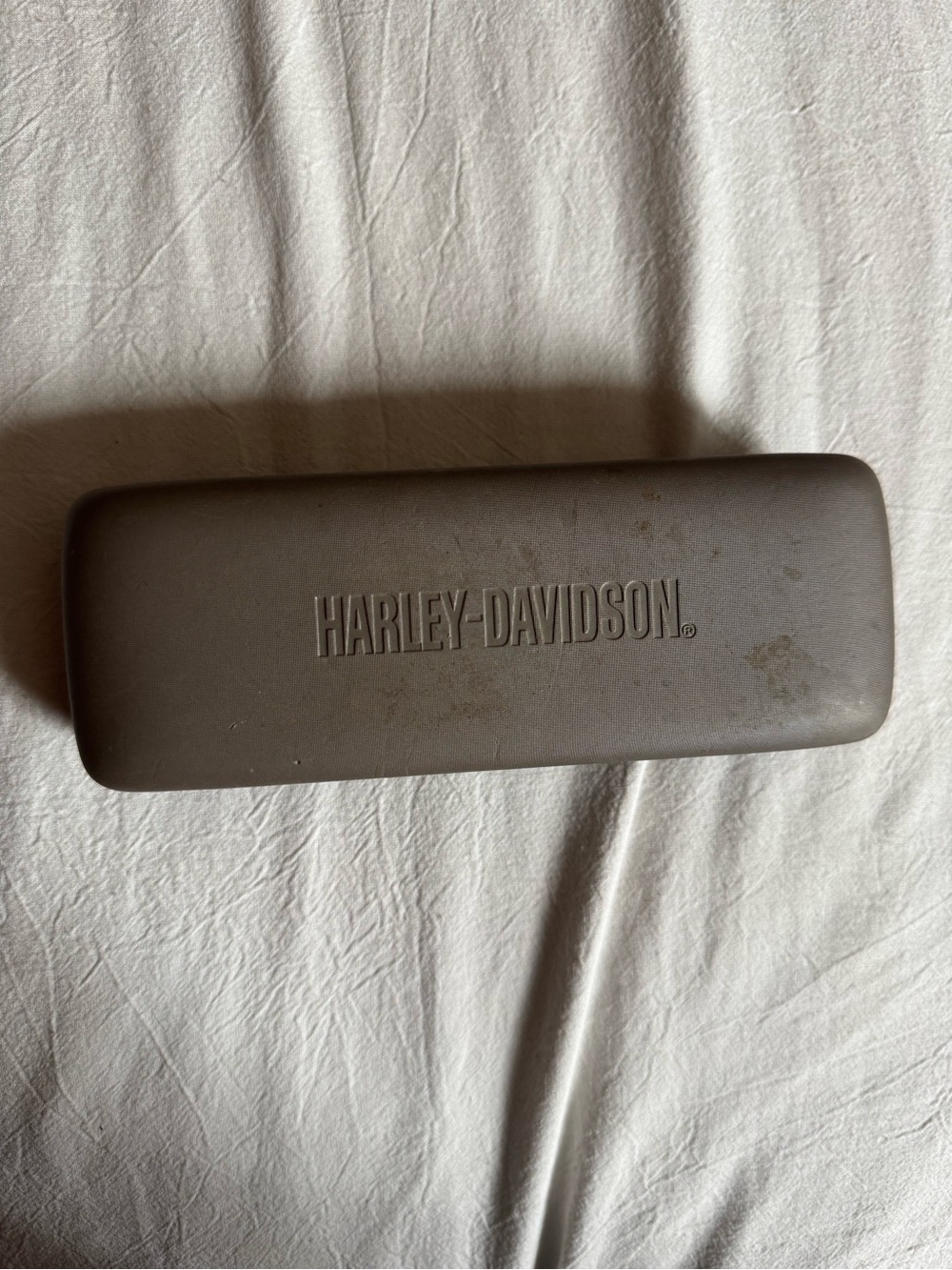 Harley-Davidson Brown Embossed Sunglasses Case
